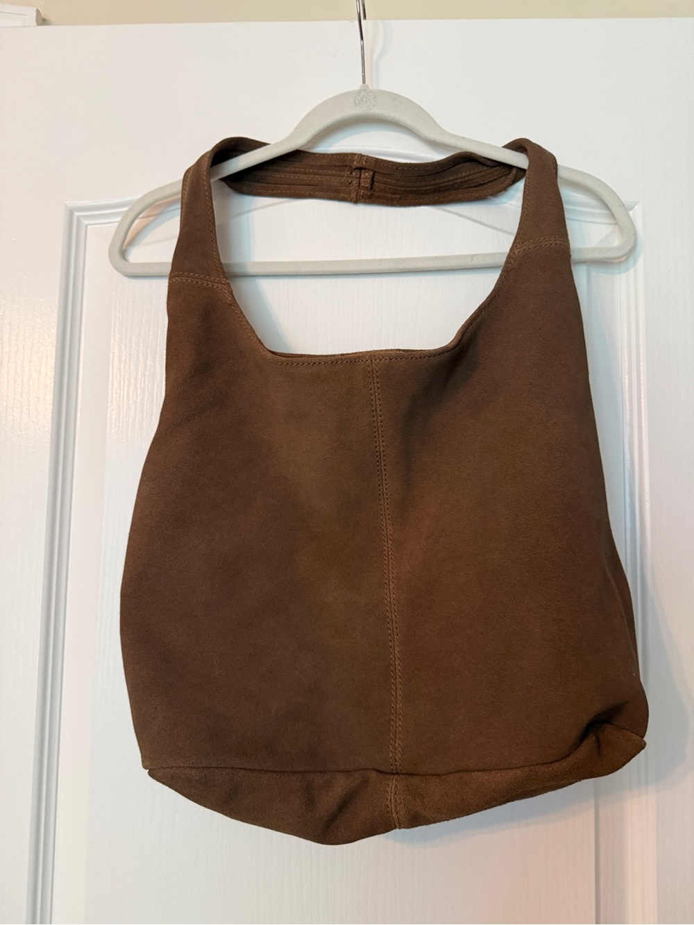 Brandy Melville Brown Suede Tote - Picture 3 of 5